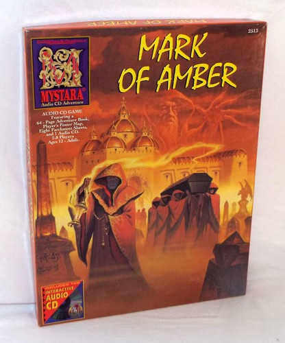 AD&D Mystara Mark of Amber w/CD Adventure TSR RPG Box Set 2513 Dungeons Dragons