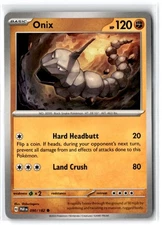 2023 Scarlet & Violet Series - Paradox Rift Onix #90 Common