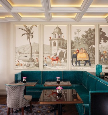 3D Elephant Tropical Wallmural