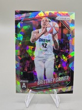 2025 Panini Prizm Cracked Ice #46 Brittney Griner Atlanta Dream