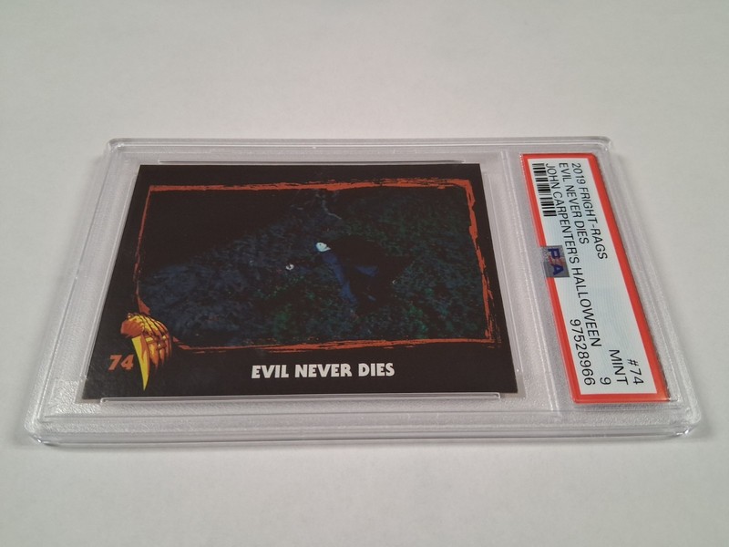 2019 Fright Rags Halloween "Evil Never Dies" Movie Card PSA 9 POP 1, 0^