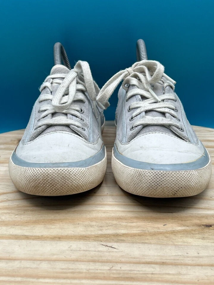 Clarks Athletic Shoes Women's Sz 7 Gray White Lace Up Running Sneakers - Image 2 of 4