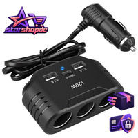 ZigarettenanzüNder Verteiler 120W 12V 24V KFZ LadegeräT Auto Adapter