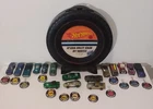 Vintage Hot Wheels Lot Sweet 16 1967-68 Case and Pin Badges
