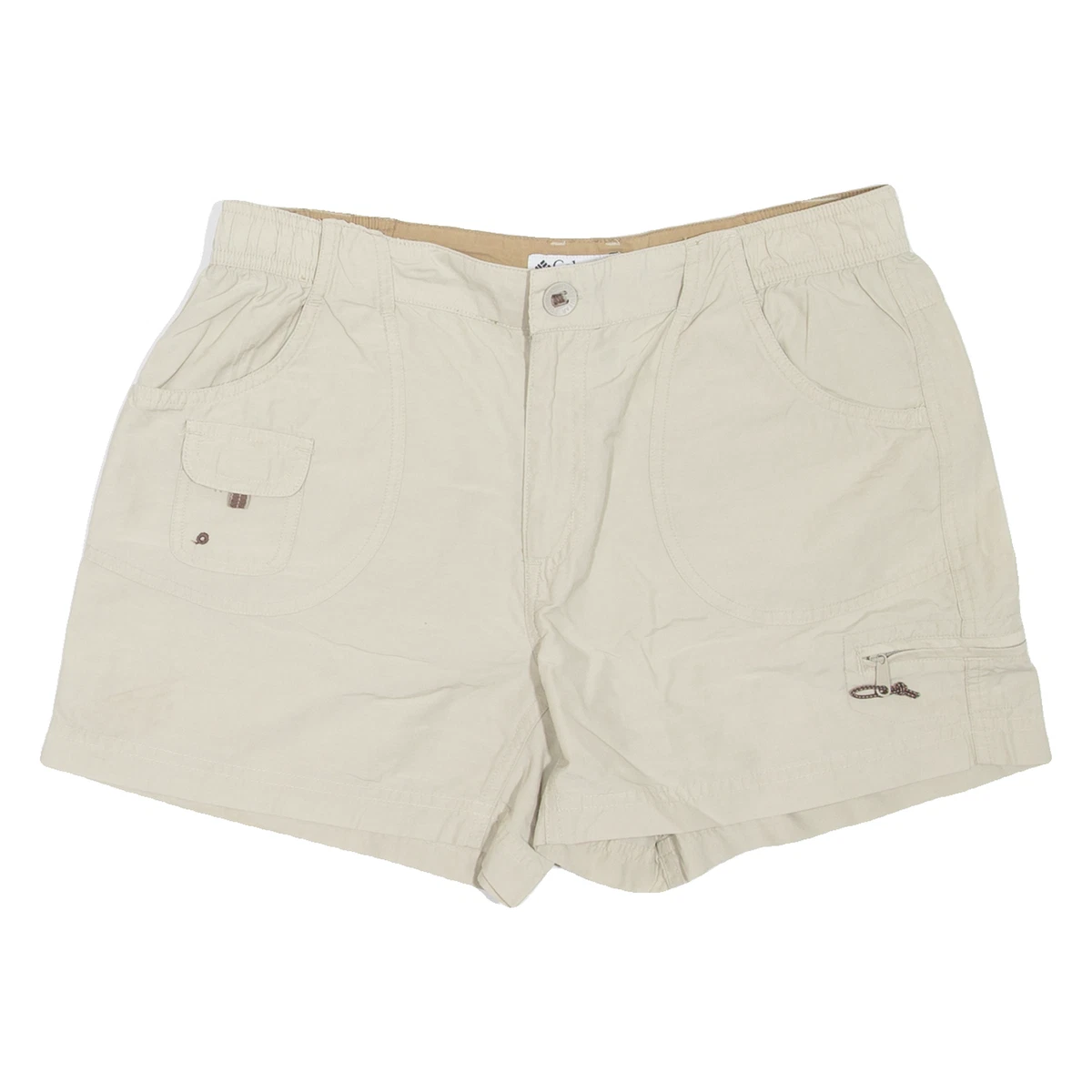 Short De Sport Columbia Vert – Léger, Poches, Taille élastique, Femme 1X, été