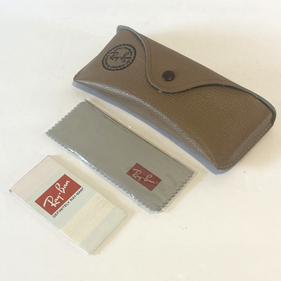 Light brown official Ray Bans w/ case Amazon.com: Ray-Ban RB3625 NEW AVIATOR Pilot Shaped Non  main image 4