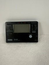 Korg TM-60 Combo Tuner Metronome Digital Instrument Tuner Black