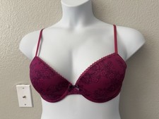 NWOT Xhilaration 36C Push Up Bra Magenta
