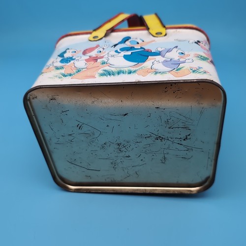 Vintage 1980er Disney CHEINCO Donald Duck DOSE kleine Brotdose Griffe Mickey SCHÖN - Bild 10 von 13