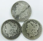MIXED DATES MORGAN DOLLAR LOT! 3 TOTAL COINS! OUTSTANDING PIECES! WOW! NR #P2228