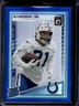 2025 Panini Donruss Optic DJ Giddens Rated Rookie Blue Hyper Prizm #258 Colts