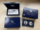 2013 W Silver Eagle 2 Coin West Point Set With Box/COA