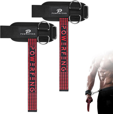 D-Ring Weight Lifting Straps with Non-Slip Wrist Support for Strength Training