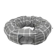 Kitty City Large Cat Tunnel Bed, 2-in-1 Zip-Together Cat Play Tunnel  Plush ...