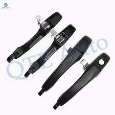 Set of 4 Front-Rear Left Right Exterior Door Handle For 2007-2012 Dodge Caliber