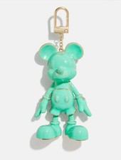 New Disney Baublebar Mickey Mouse Enamel Keychain Bag Charm Keychain Aqua Green