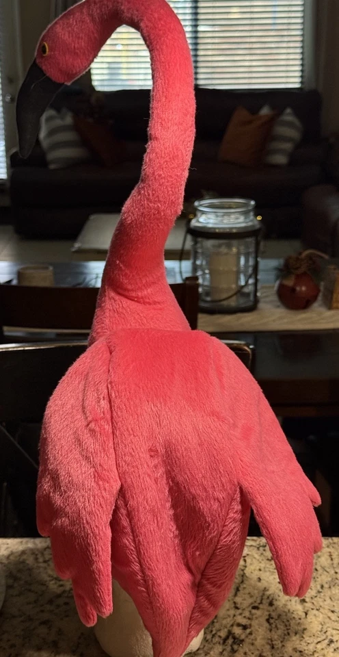 Sombrero de felpa rosa flamenco tema pájaro playa fiesta disfraz accesorio hecho para objetivo Foto 4 de 4