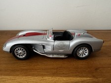 1/24 Burago Diecast Silver 1957 Testa Rossa
