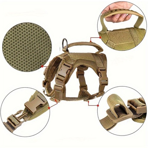 Tactical Cat Harness and Leash for Walking,Escape Proof Soft Adjustable for Cat - Picture 10 of 15