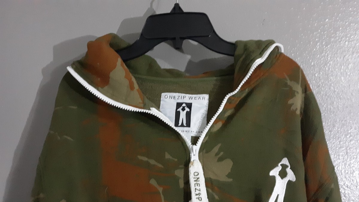 【U LAN】Dirty Spray Camo Warmer Hooded Zip-Up UNISEX) Dirty Spray Shine Warmer Hooded Zip-up - U LAN