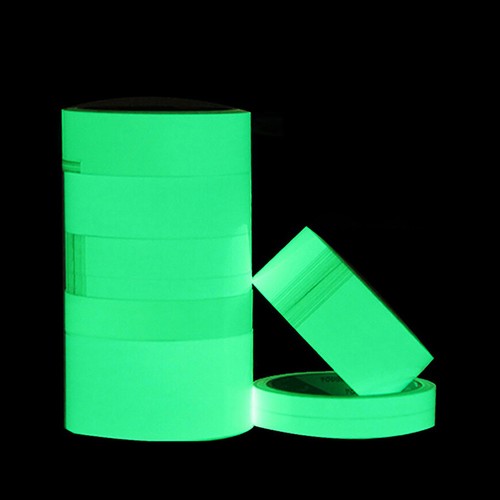 5m Glow In The Dark Sticky Tape Self Adhesive Luminous Saftey Sign Sticker Roll - Picture 5 of 5