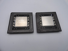 Intel Pentium w/ MMX Tech SY059 CPU Pair of 2  UNTESTED VINTAGE