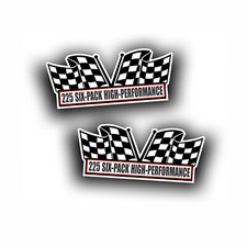 225 Six Pack Air Cleaner Decal Fits Dodge Chrysler Slant Six Engine Tri Power 2x