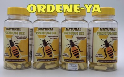 Natural Premium Bee 240 Capsules Glucosamine & Honey Joint Support Made in USA