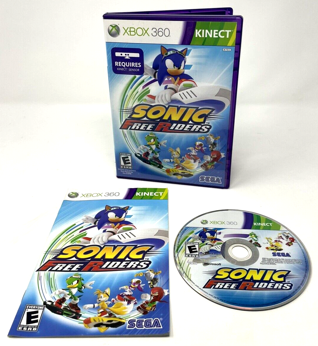 Sonic Free Riders Xbox 360 Game (Cleaned & Sanitized)