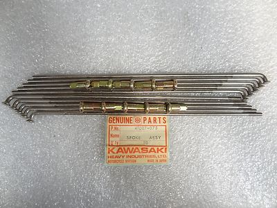Kawasaki NOS NEW 41027-075 Front Inner Spokes Assy (10) F12MX KX KX250