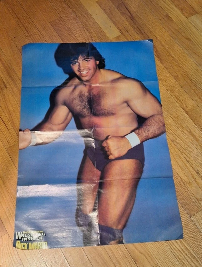 RARO PÓSTER Rockers Pro Wrestling Insider WWF Ric Martel Shawn Michaels Jannetty Foto 2 de 2