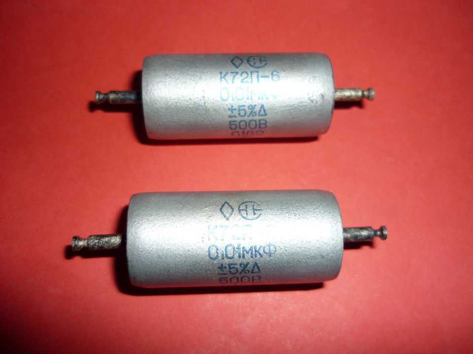 2pcs. 0,01uF / 0.01uF 500V. K72P-6 / К72П-6 Capacitor USSR NEW ...