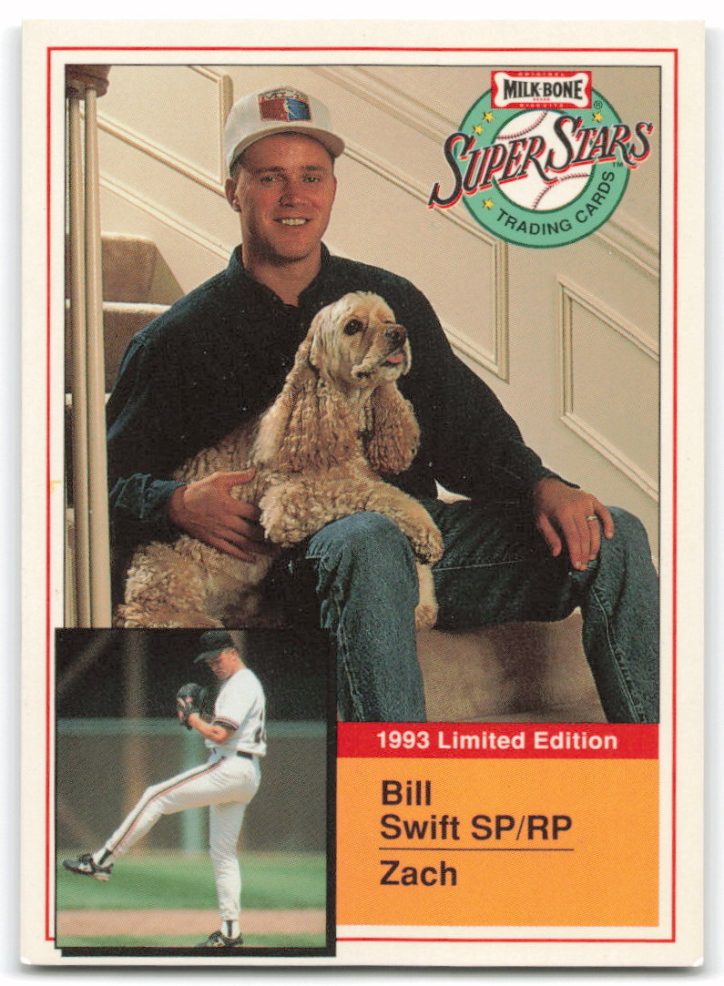 1993 Milk Bone Super Stars #5 Bill Swift San Francisco Giants VG-EX 2W