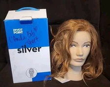 Pivot Point Mannequin Head 100% Human Textured Hair - Ellie (MMSSI3LL-D)