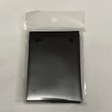 Trading Cards Protective Sleeves 100 pack Clear Front Black Back 2.75"x3.75"