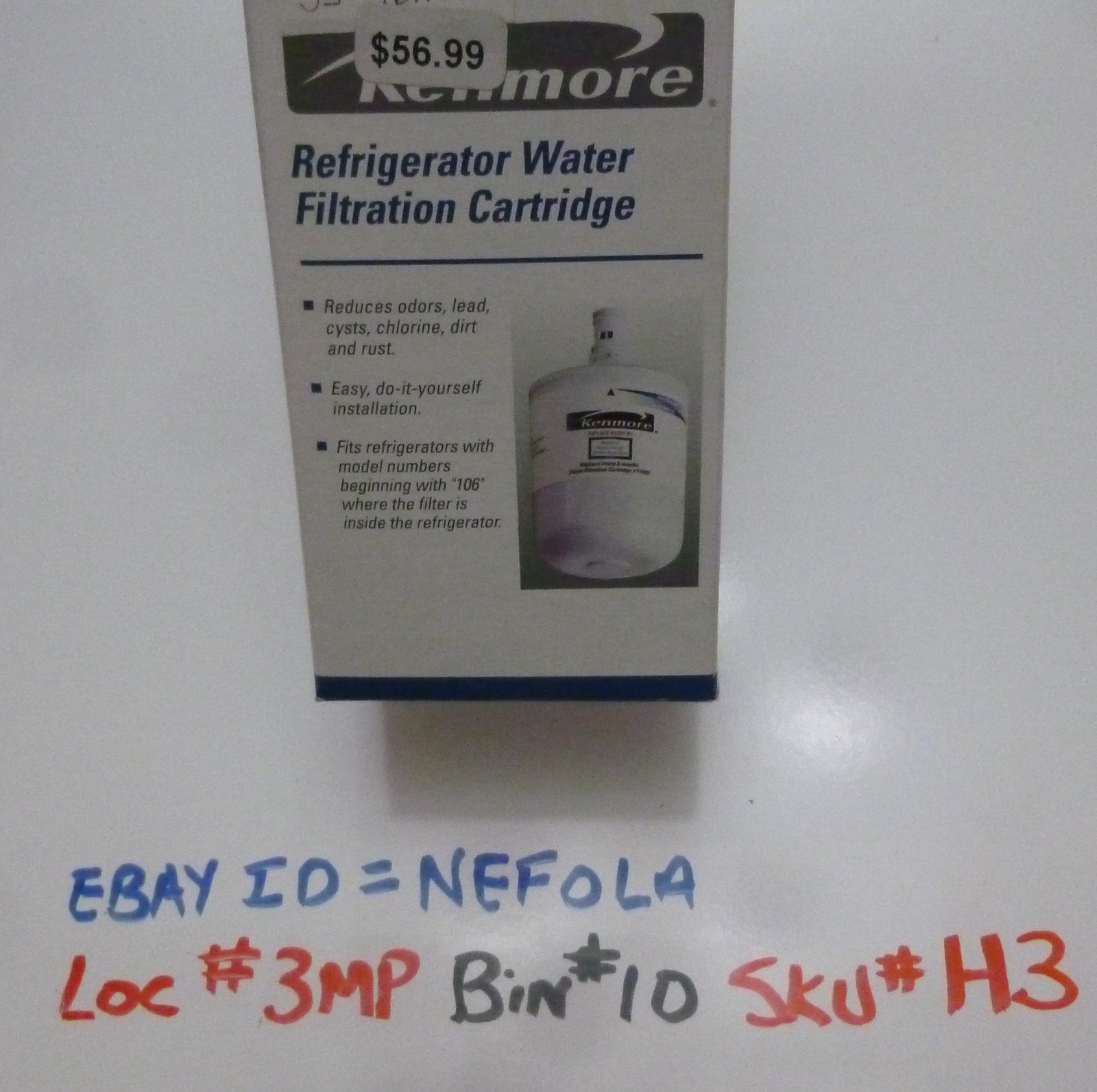 469002 Kenmore Refrigerator Water Filter Cartridge 46 9002 WFINLCS200