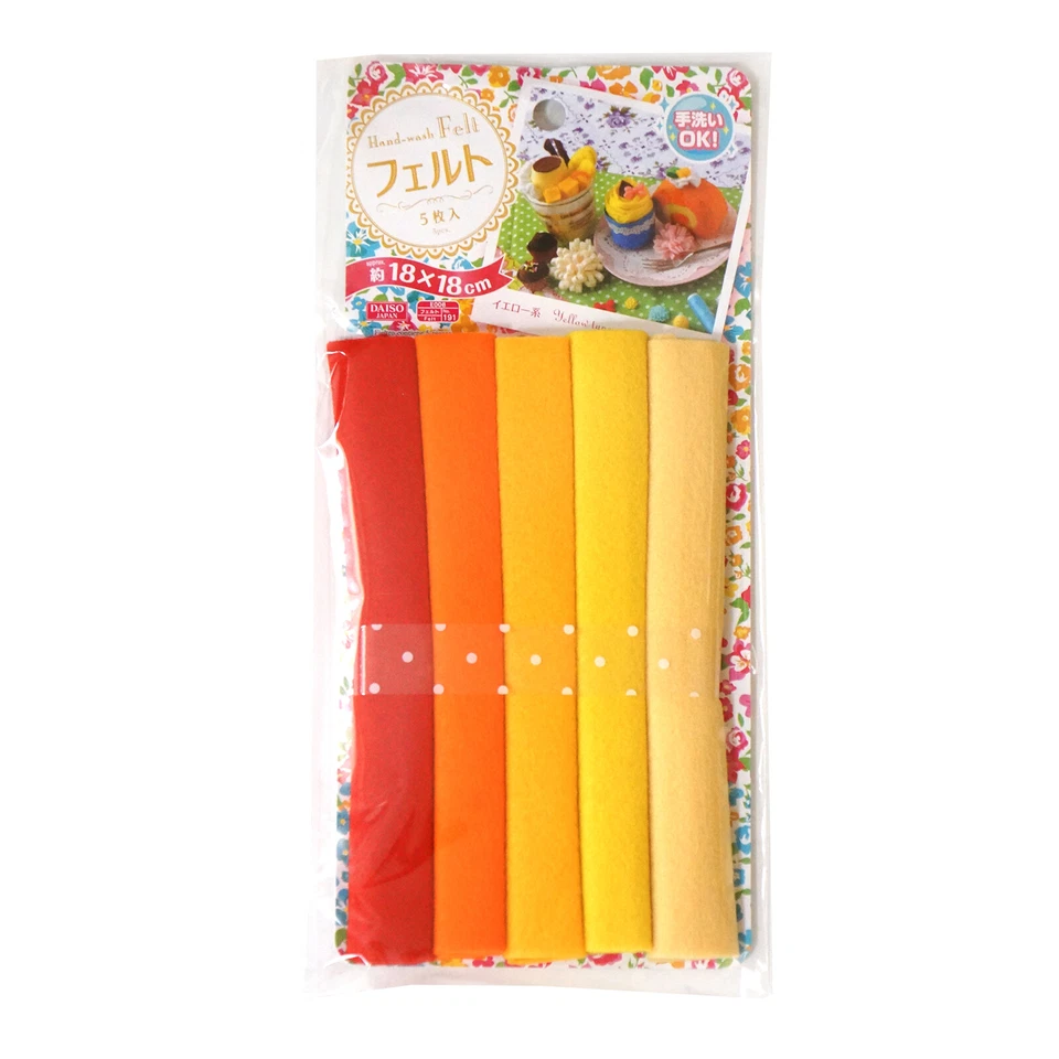 25pcs Felt 18x18cm Sheet DIY Handmade craftwork material Fiber Multi colors NEW - Image 2 of 4