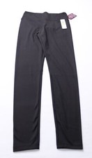 Felina Women's Stretch Solid Sueded Athletic Leggings EJ3 Black Medium NWT