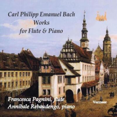 C.P.E. BACH/PAGNINI/REBAUDENGO: WORKS FOR FLUTE & PIANO - CD