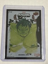 2020 Upper Deck Marvel Anime Hanafuda SSP Hulk #P-46 Peach Momoko 