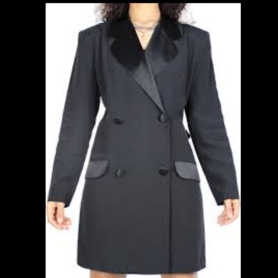 Joseph Ribkoff Double Breasted Women's Tuxedo Romper, jacket