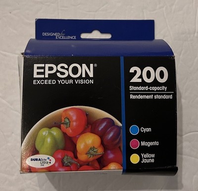 Epson T200520 Tri-Color Multi-Pack Cyan Magenta Yellow Exp 05/2026