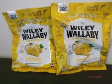 Wiley Wallaby Lemonade Flavored Licorice Soft & Chewy Limited Edition 2 Bags NEW