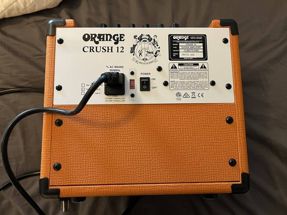 Orange Crush 12 Amp Electric Guitar Power Amplifier 720189176555 eBay