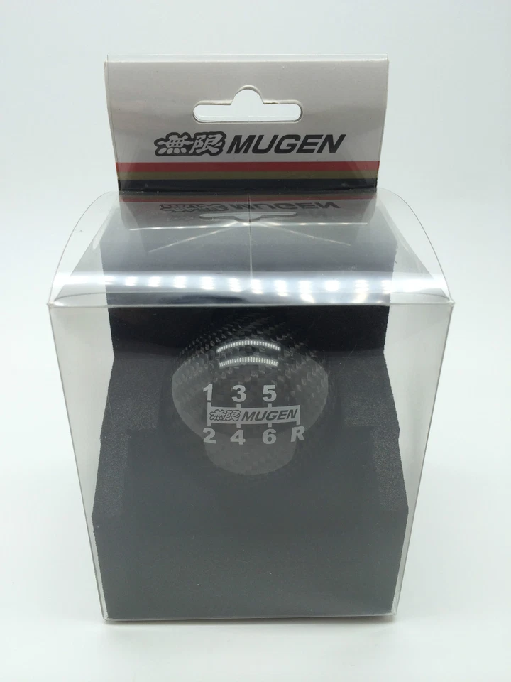 MUGEN CARBON FIBER RED 6 SPEED SHIFT GEAR KNOB HONDA CL7 CL9 FD2 FN2 DC5 S2000 - Image 3 of 4