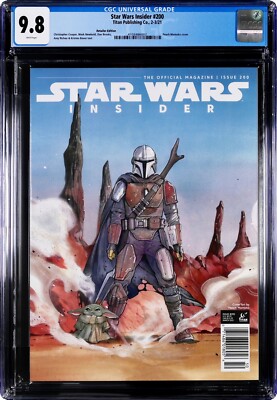STAR WARS INSIDER #200 CGC 9.8 * Mandalorian Peach Momoko Retailer