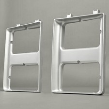Pair Headlight Bezel Compatible With 1985-88 Chevy Chevrolet Gmc Ckrv Series