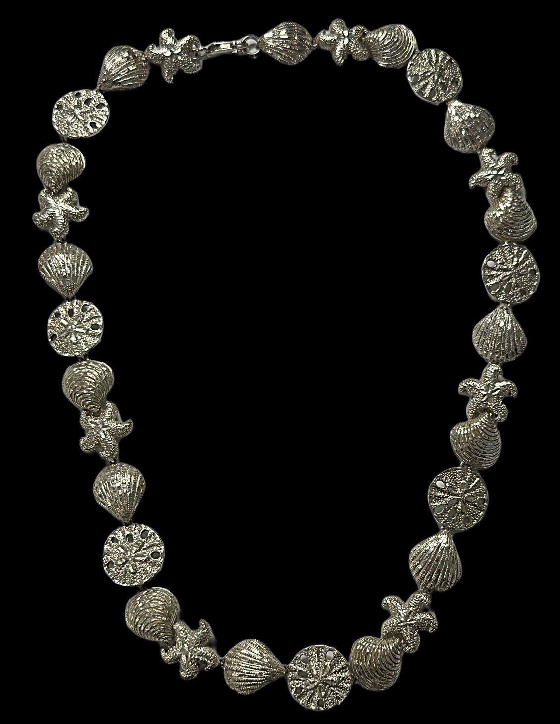 Sterling Silver Seashell Solid 925 - Necklace Lin… - image 1