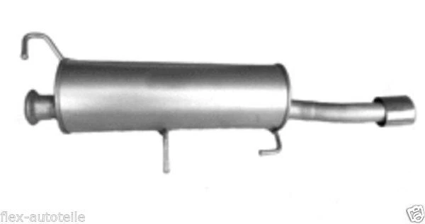 Endschalldämpfer Endtopf Auspuff hinten für Peugeot 307 Break CC 2,0 16V 177PS - Изображение 4 из 4