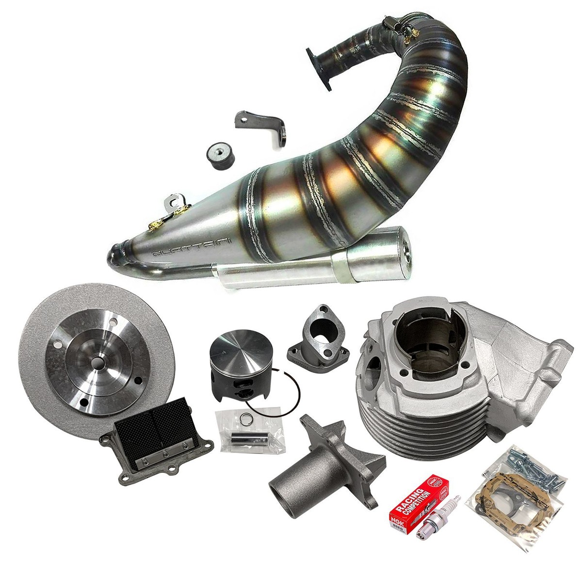 MF2990 KIT QUATTRINI CILINDRO M1L 60 S E MARMITTA M3 150 S VESPA